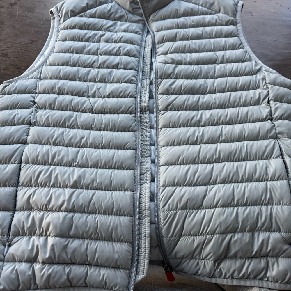 Save the Duck Light Gray Quilted Vest